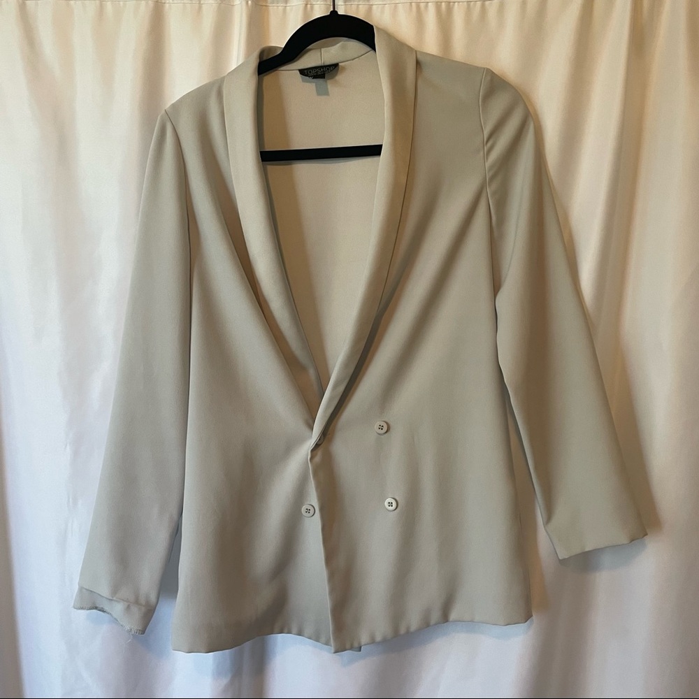 Light blue topshop blazer